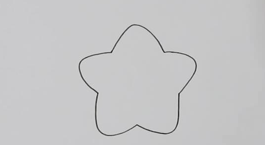 简单的五角星怎么画步骤