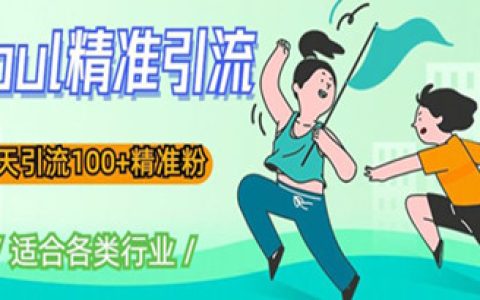 soul怎么引流,soul精准引流教程,日引流100+