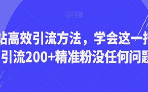 引流的方式有哪几种，揭秘B站高效引流方法，日引流200+