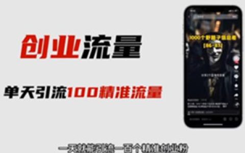 自媒体创业项目，自媒体音频加图文制作视频，1天引流1百创业粉