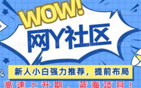 有道词典WOW社区蓝海项目，新人小白强力推荐