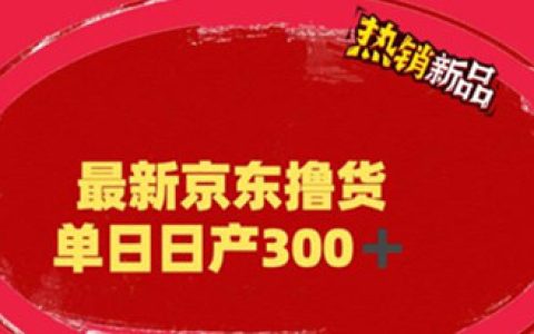 外面收费3980京东撸货项目视频教程，号称日产300+项目