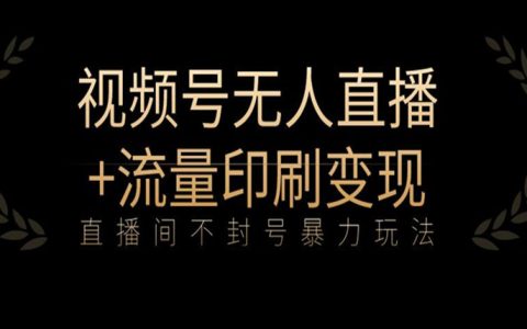 4个比较实际的副业兼职，视频号不封号无人直播暴利玩法，日入1000+