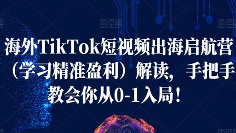 海外TikTok短视频出海启航营