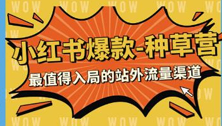 小红书爆款种草营