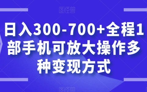 晚上做点什么副业好，1部手机操作多种变现方式，日入300+