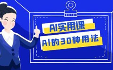 AI实用课《Al的30种用法》工作效率提升数倍
