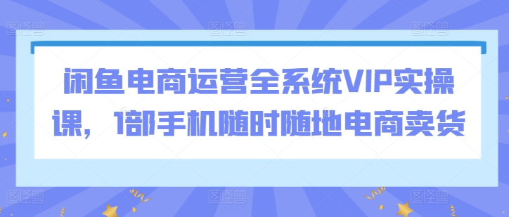 闲鱼电商