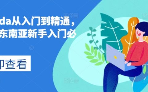 lazada从入门到精通，跨境东南亚新手入门必修课