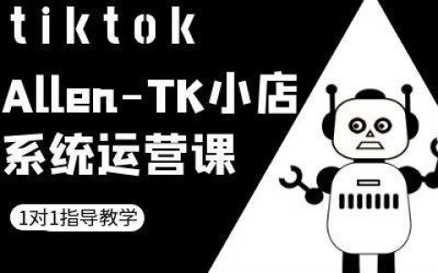 TK小店系统运营课-tiktok跨境电商教程