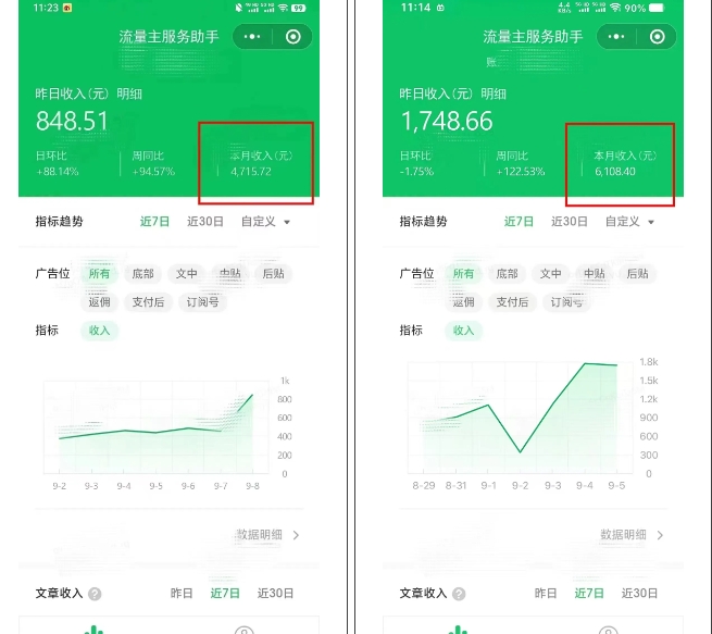 腾讯广告流量主项目