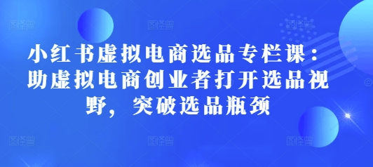 小红书虚拟电商