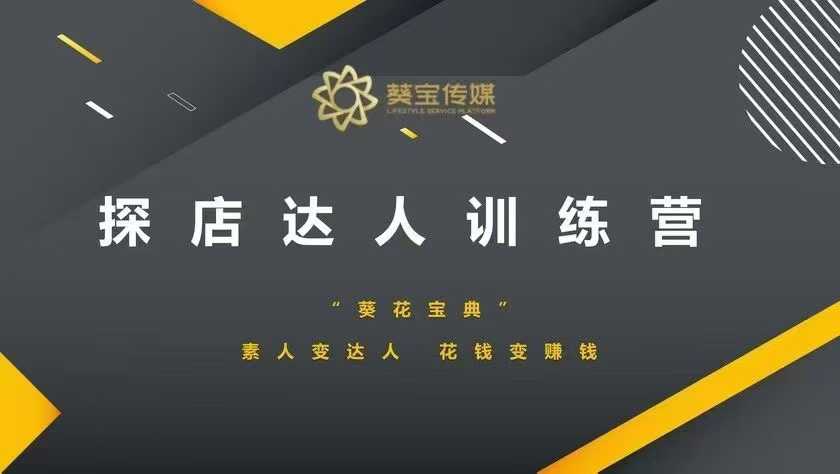 探店达人训练营