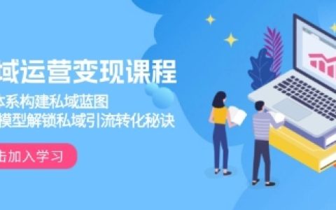 私域运营变现，3大体系构建私域蓝图，十大模型解锁私域引流转化秘诀