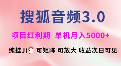 搜狐音频挂机