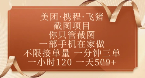 飞猪美团截图项目