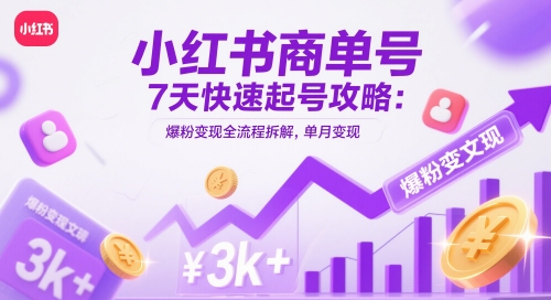 小红书商单号
