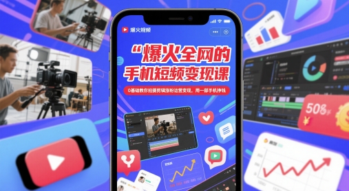 手机短视频变现课