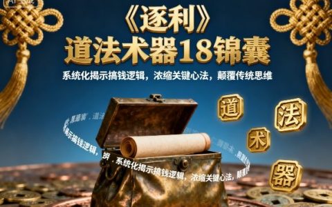 《逐利》道法术器18锦囊，系统化揭示搞钱逻辑，浓缩关键心法，颠覆传统思维