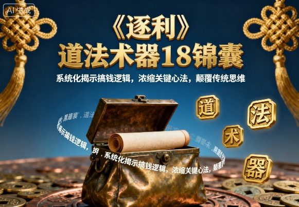 《逐利》道法术器18锦囊