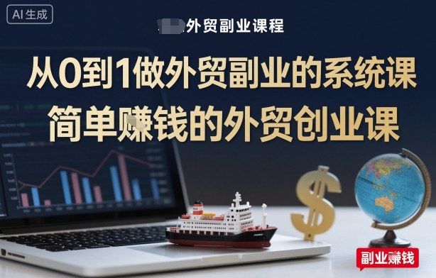 从0到1做外贸副业的系统课