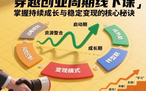 刘宇穿越创业周期线下课，掌握持续成长与稳定变现的核心秘诀
